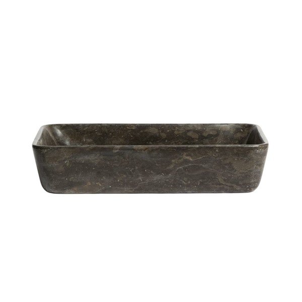 Szara kamienna umywalka 55x35 cm Darnen – Kave Home