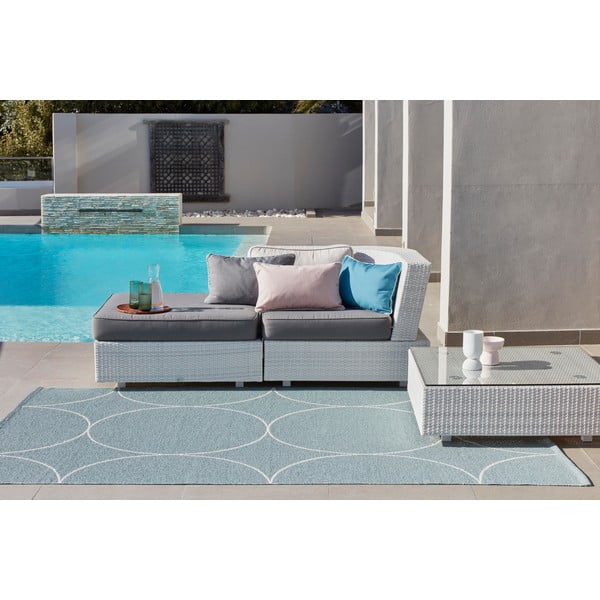 Jasnoniebieski dywan odpowiedni na zewnątrz 70x100 cm Boo Haze – Pappelina-image-1