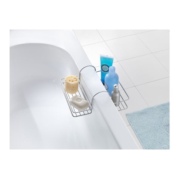 Podwójna półeczka na wannę Metaltex Oasis-image-1