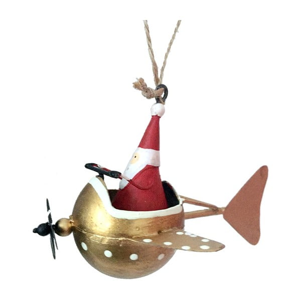 Wisząca ozdoba świąteczna G-Bork Santa in Fly