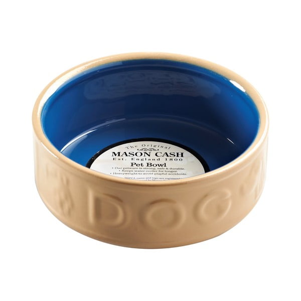 Kamionkowa miska dla psa Mason Cash Cane Blue Dog, ø 18 cm-image-1