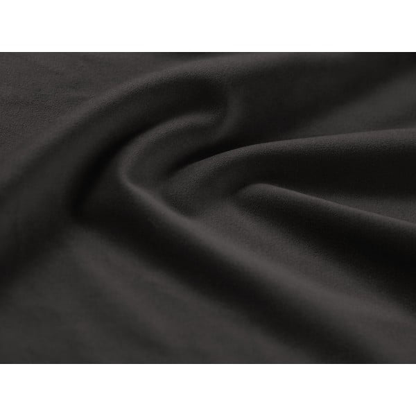 Ciemnoszary aksamitny podnóżek Kyoto – Cosmopolitan Design-image-4