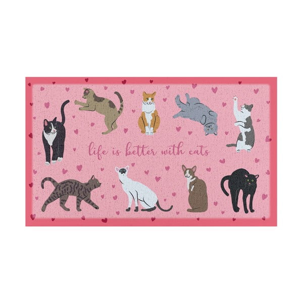 Wycieraczka 40x70 cm Life Is Better With Cats – Artsy Doormats