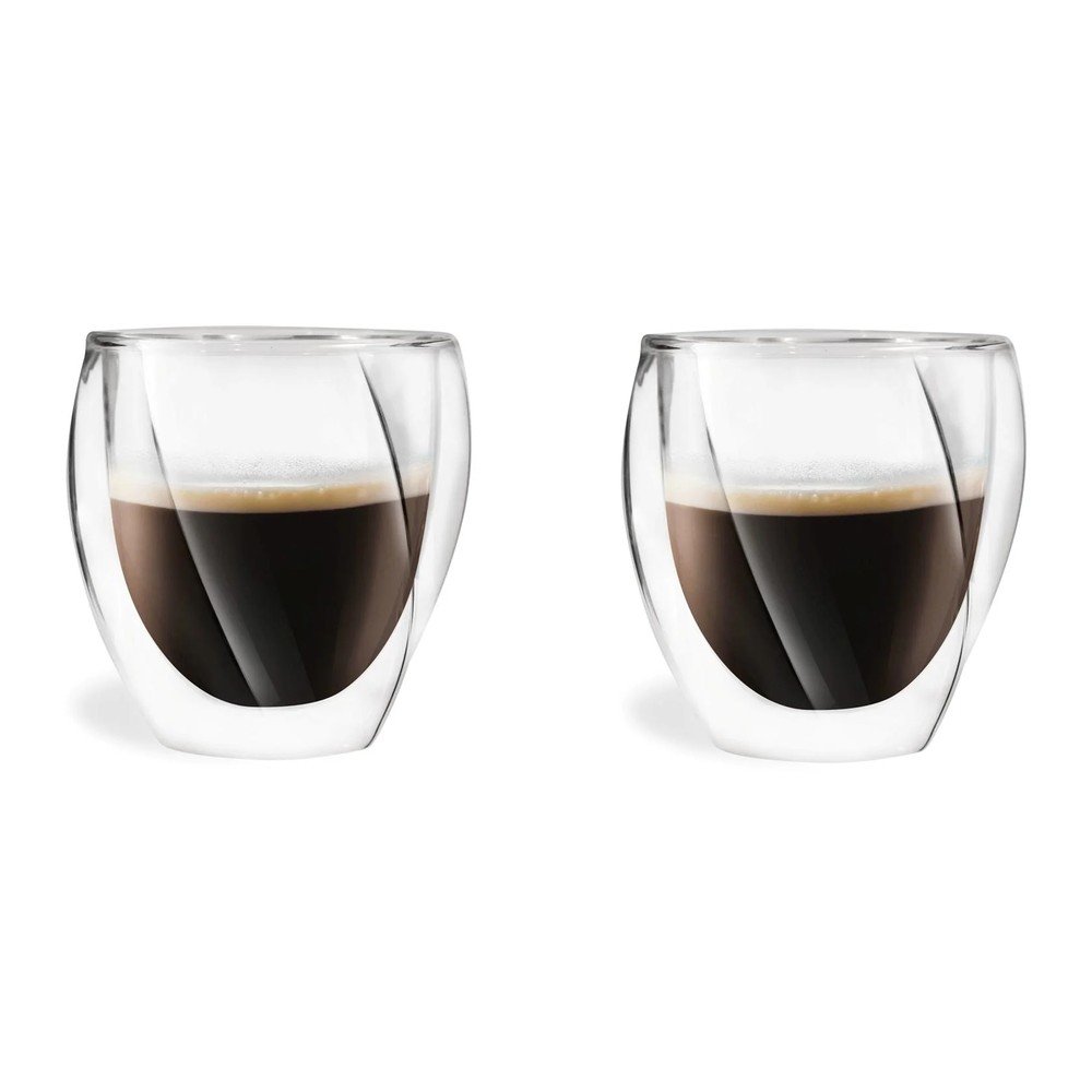 Kubki do cappuccino z podwójną ścianką zestaw 2 szt. 250 ml Cristallo – Vialli Design