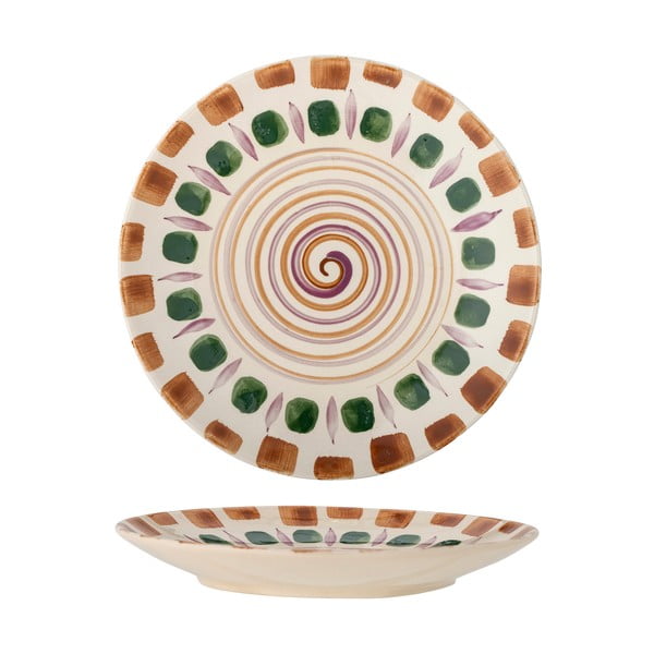 Zielono-brązowy kamionkowy talerz ø 27 cm Shama – Bloomingville-image-3