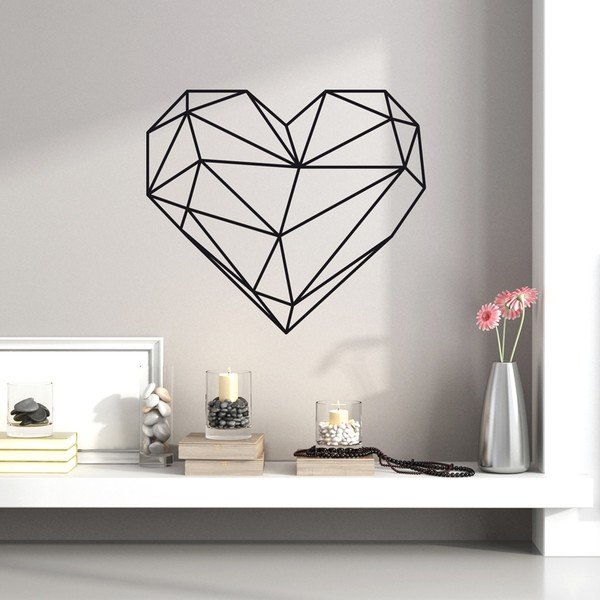 Naklejka Ambiance Origami heart-image-3