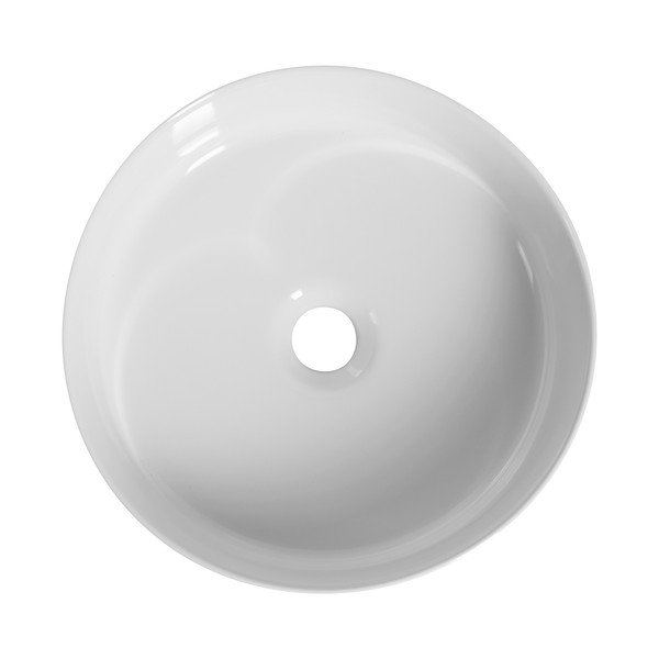 Biała ceramiczna okrągła umywalka ø 36 cm Ion – Sapho-image-1