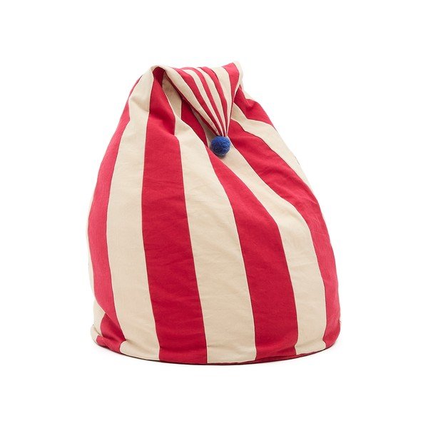 Czerwono-beżowy dziecięcy worek do siedzenia Olvi – Kave Home