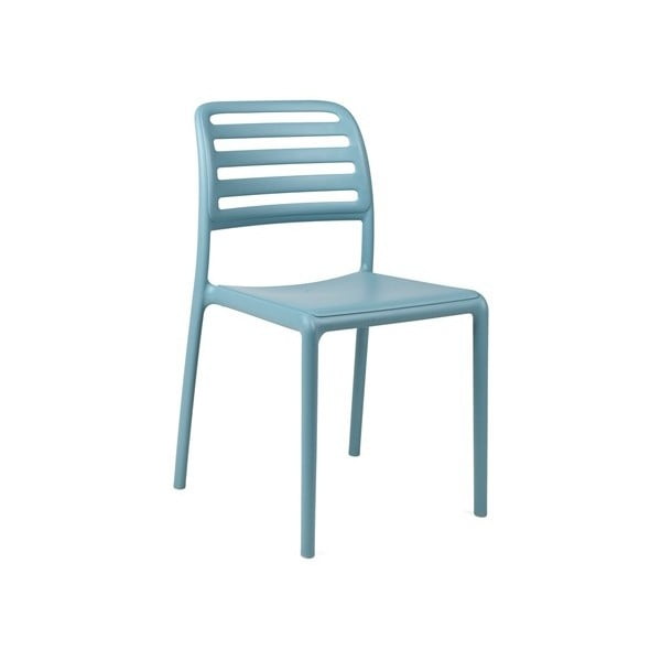 Jasnoniebieskie krzesło ogrodowe Nardi Garden Costa Bistrot