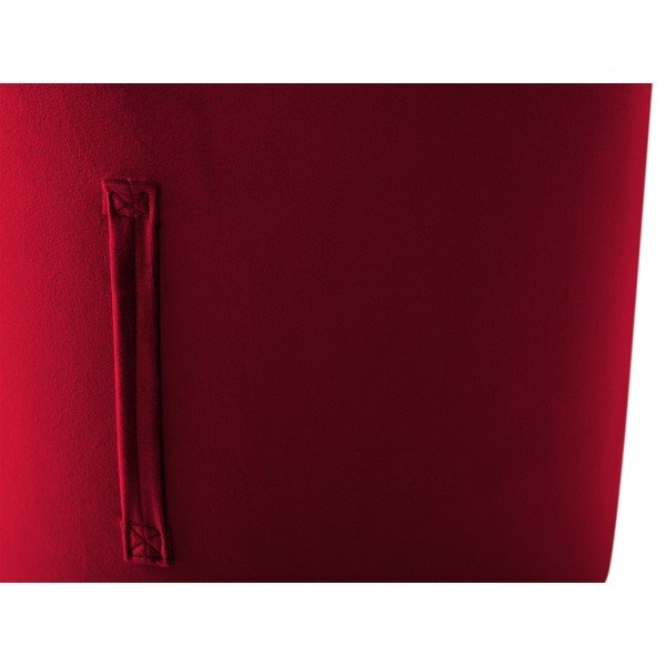 Czerwony puf Mazzini Sofas Fiore, ⌀ 40 cm-image-3