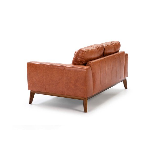 Skórzana sofa Ángel Cerdá Cognac, 159 cm-image-4