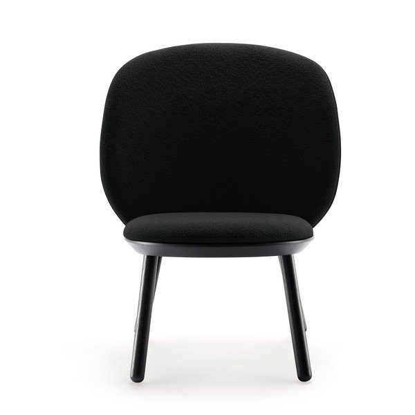 Czarny wełniany fotel EMKO Naïve-image-4