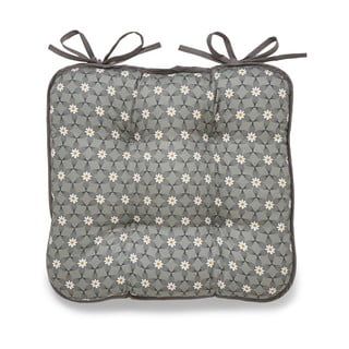 Szara bawełniana poduszka na krzesło Cooksmart ® Purity