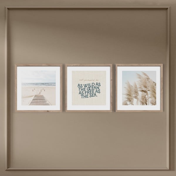 Obrazy zestaw 3 szt. 30x40 cm Seaside – Styler-image-3