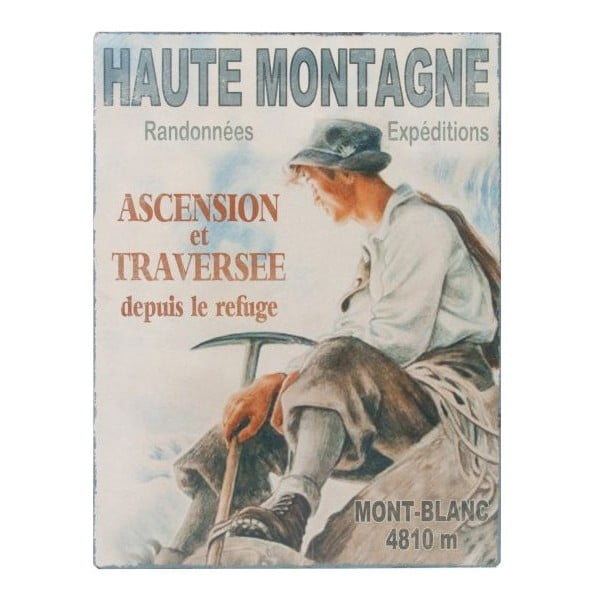 Tabliczka  Antic Line Haute Montagne, 25x33 cm