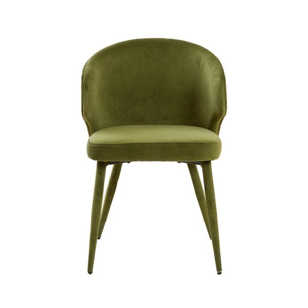 Zielone tapicerowane fotele jadalniane zestaw 2 szt. Kosaka – Light & Living-image-3