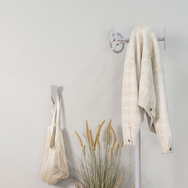 Szarobrązowy ścienny stalowy haczyk Angle – Spinder Design-image-1