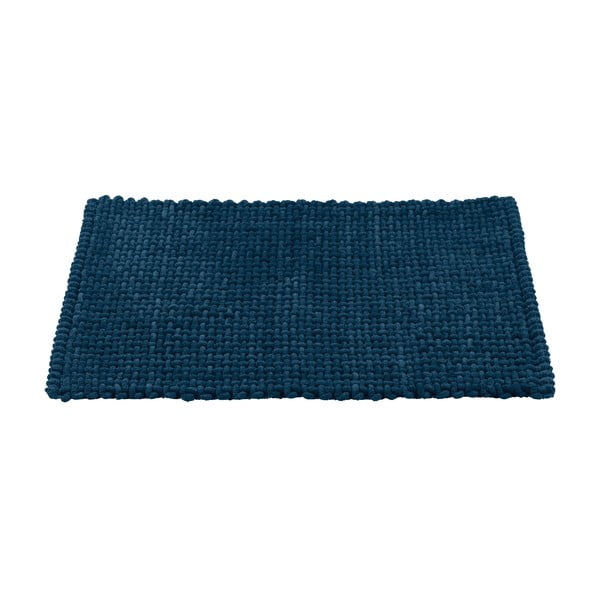 Ciemnoniebieski tekstylny dywanik łazienkowy 50x80 cm Covelo – Wenko-image-2