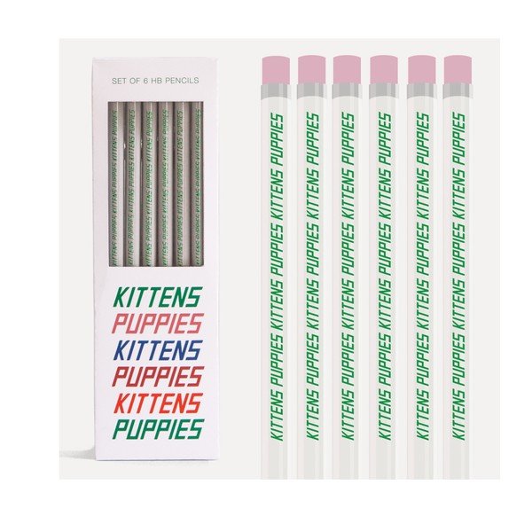 Zestaw 6 kredek U Studio Design Kittens