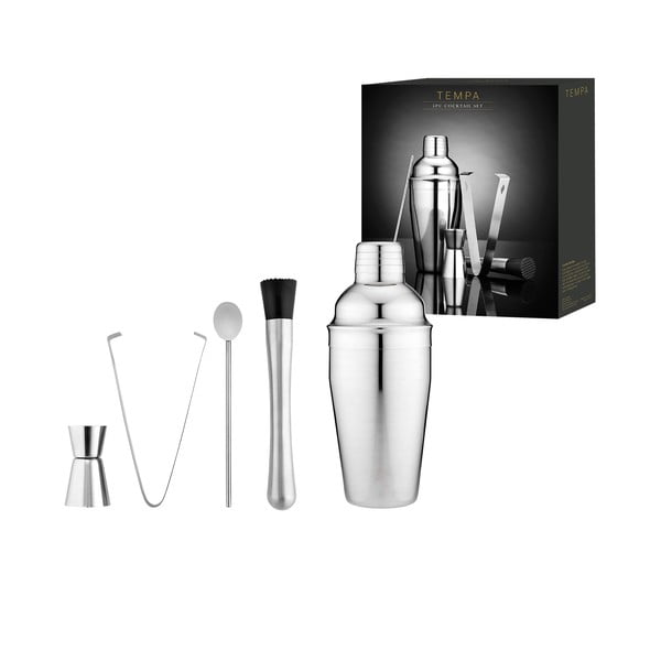 Shaker ze stali nierdzewnej z akcesoriami Aurora – Ladelle-image-2