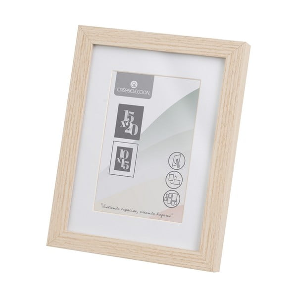 Ramka stojąca/ścienna w naturalnym kolorze 17,5x22,5 cm Sencillo – Casa Selección