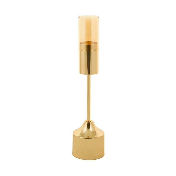 Świecznik w kolorze złota Santiago Pons Luxy, wys. 37 cm