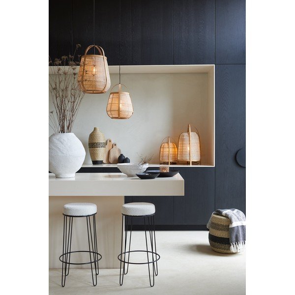 Naturalna lampa stołowa (wysokość 42 cm) Jacinto – Light & Living-image-1