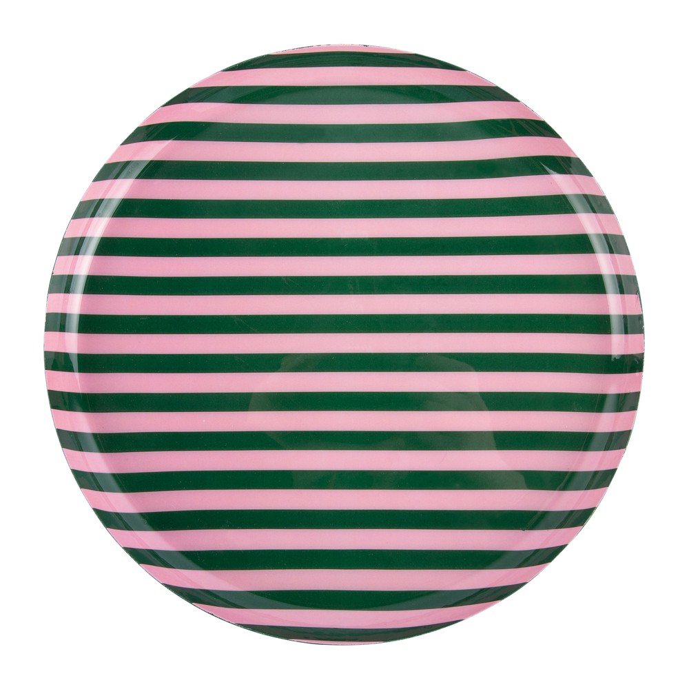 Zielony/jasnoróżowy żelazny talerz ø 30 cm Animado – PT LIVING (zdjęcie 3)