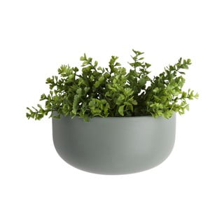 Matowa zielona ceramiczna doniczka ścienna PT LIVING Nest