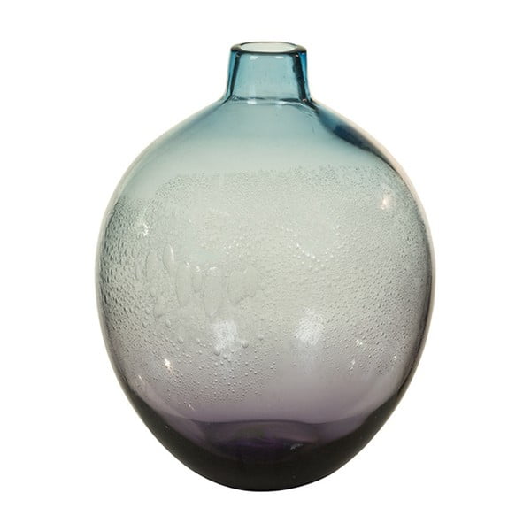 Niebieski wazon kryształowy Santiago Pons Hue, Ø 22 cm