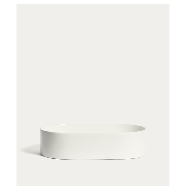 Biała ceramiczna umywalka 50x31 cm Ovara – Kave Home