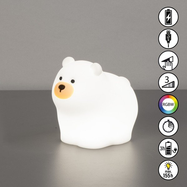 Kremowa dziecięca lampka nocna Knut – Fischer & Honsel-image-3