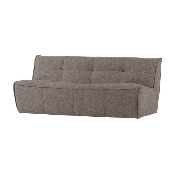 Brązowa sofa z materiału bouclé 204 cm Cluster – vtwonen-image-2