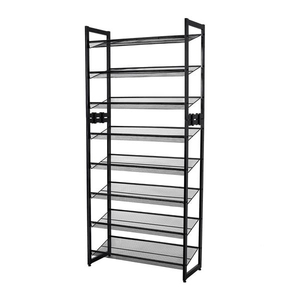Czarny metalowy regał na 15 par butów Songmics-image-3