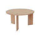 Okrągły stolik z litego drewna dębowego w naturalnym kolorze ø 65 cm Oy – OYOY Living Design
