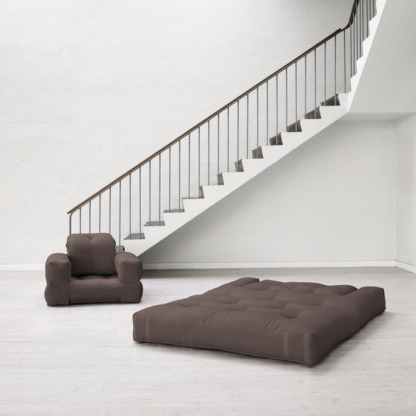 Sofa rozkładana Karup Hippo Brown-image-2