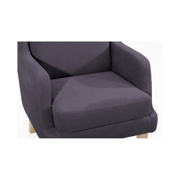 Szary fotel Max Winzer Bennet Suede-image-4