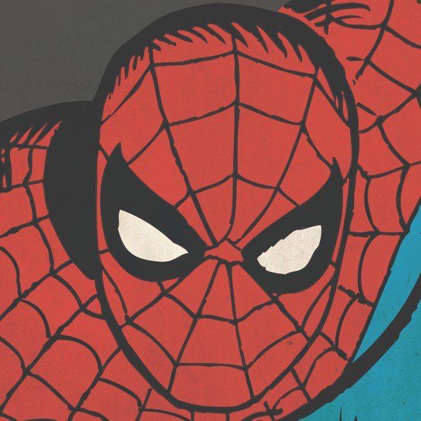 Obraz Pyramid International Marvel Comics Spider-Man Close-Up, 40x40 cm