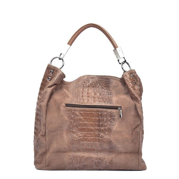 Brązowa torebka skórzana Sofia Cardoni Silvia-image-3