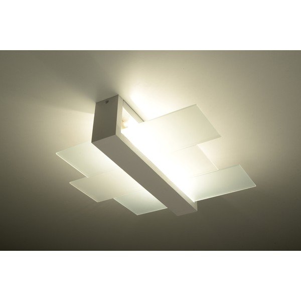 Biała lampa sufitowa Sollux Leda-image-2