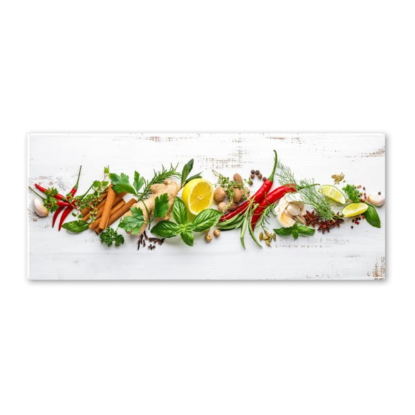Obraz Styler Glasspik Shabby Herbs, 30x80 cm