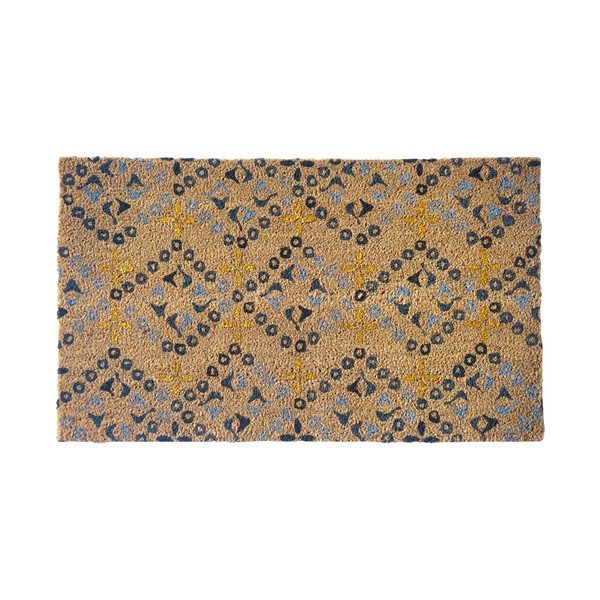 Wycieraczka z włókna kokosowego 43x73 cm Flower – Jardin d'Ulysse