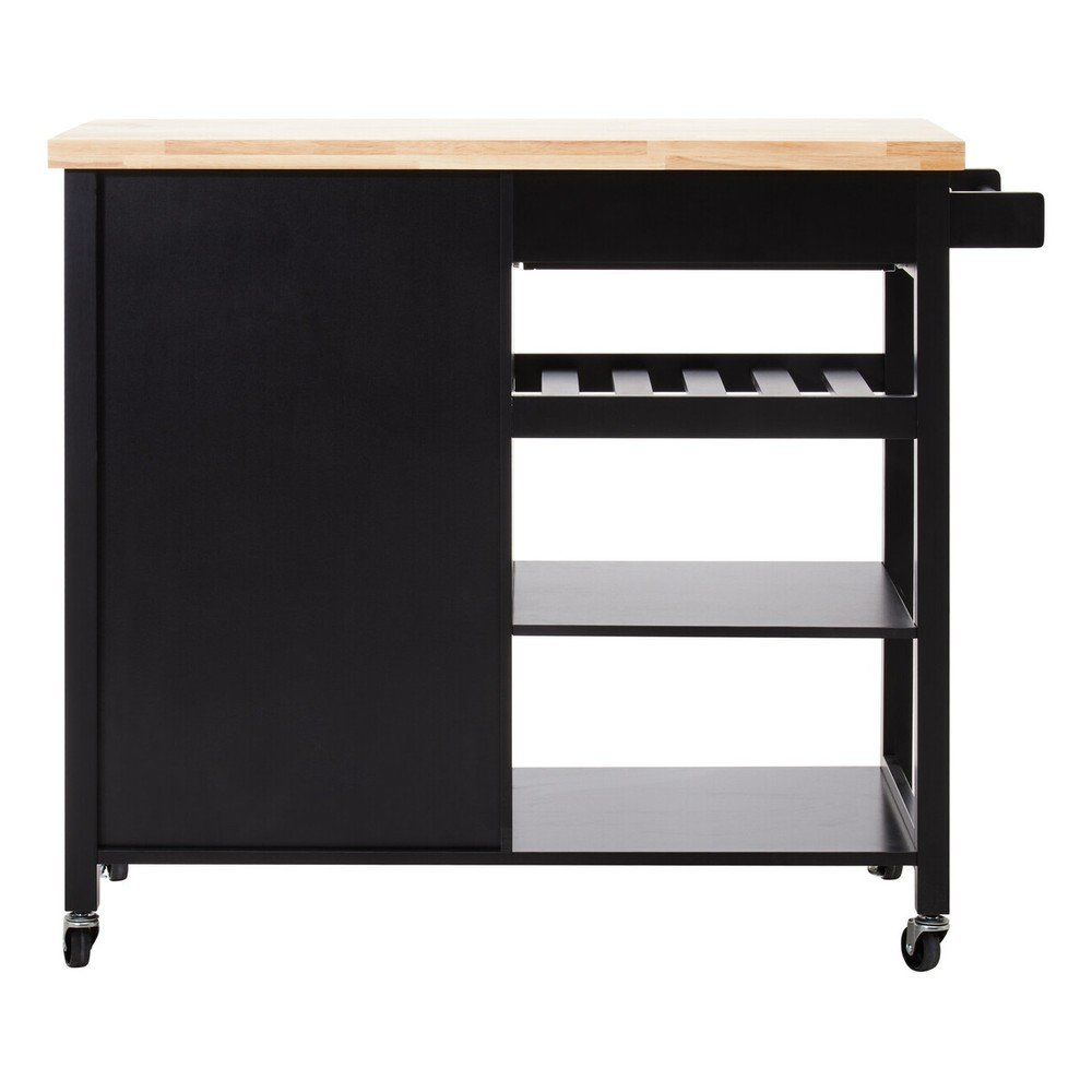 Wyspa kuchenna na kółkach z litego drewna kauczukowego 48x105 cm Frankfurt – Premier Housewares (zdjęcie 4)