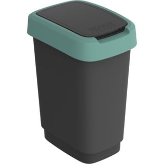 Kosz na śmieci z tworzywa sztucznego z recyklingu 10 L Twist − Rotho