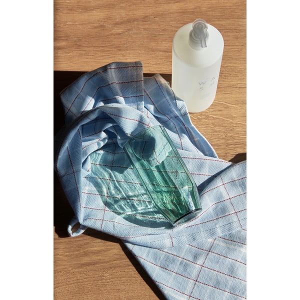 Zestaw 2 niebieskich bawełnianych ścierek Hübsch Stripe, 50x70 cm-image-1