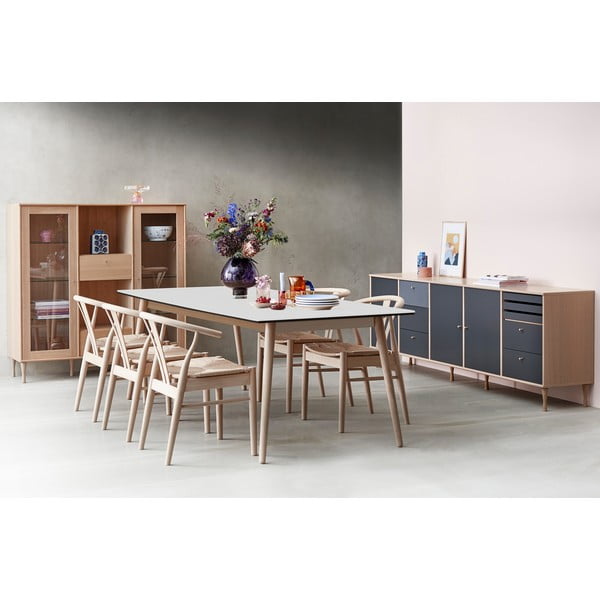 Rozkładany stół z białym blatem 90x165 cm Meza – Hammel Furniture-image-1