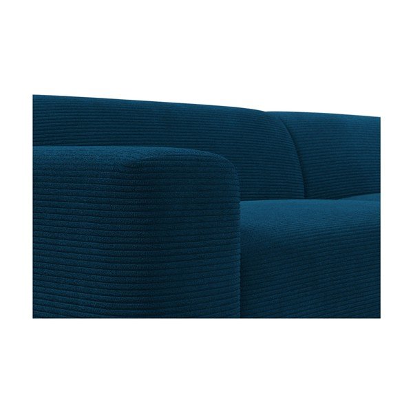 Turkusowy sztruksowy narożnik Marie Claire Home Karen, 260 cm, lewostronny-image-1