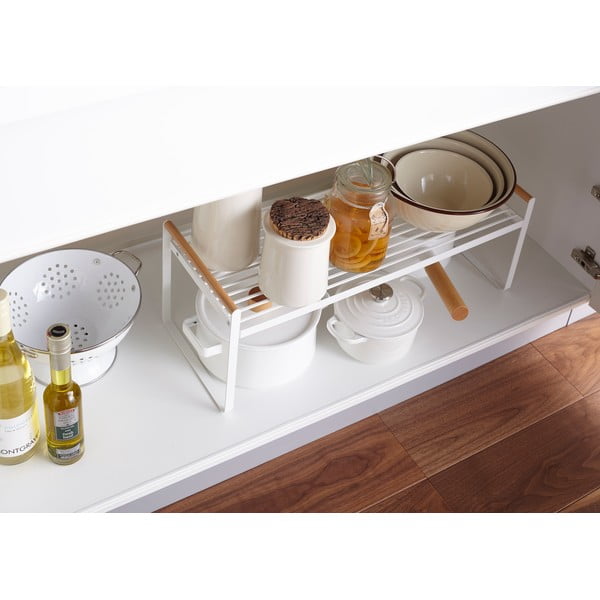 Biała półka kuchenna Yamazaki Tosca-image-2