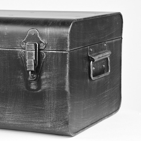 Metalowu kuferek dekoracyjny LABEL51, dł. 47 cm-image-4