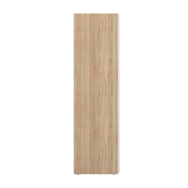 Biało-beżowa szafa w dekorze dębu 160x182 cm Tom – TemaHome -image-4